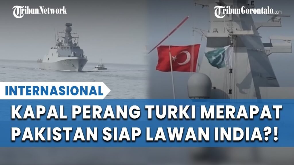 Turki Bantu Pakistan Lawan India? Kapal Tempur TCG Datang, Pesawat Hercules Mendarat